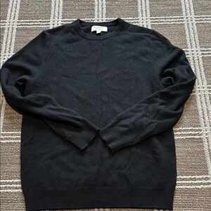 Nordstrom size small 100% cashmere crewneck  Black Sweater